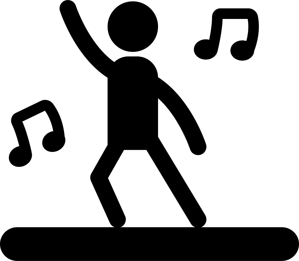 dancing flat icon